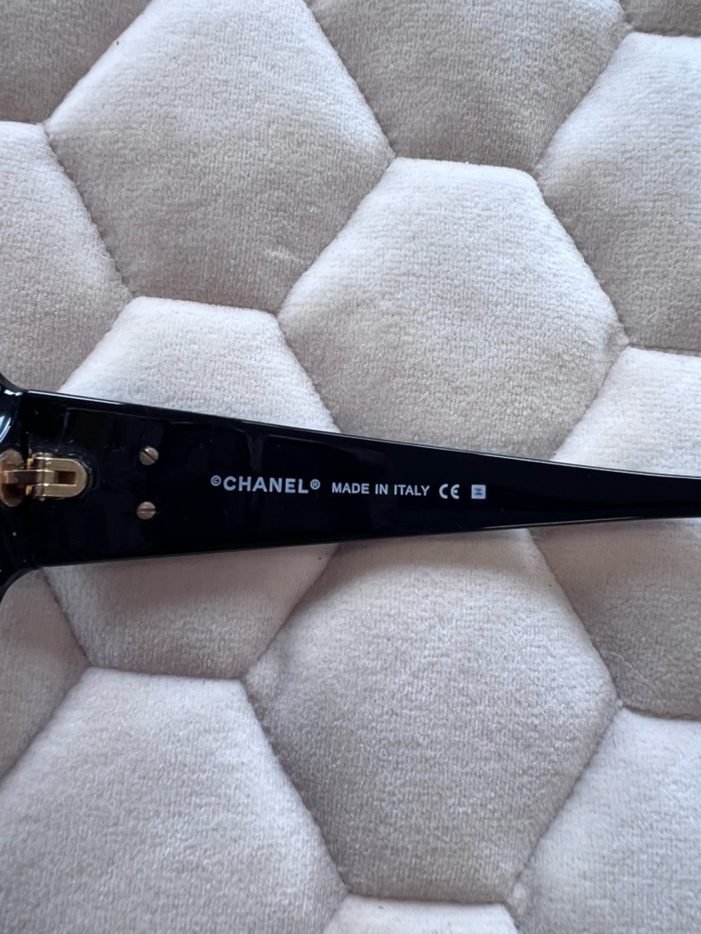 Authentic Chanel petite caramel Brown Rectangular Sunglasses - Picture 6 of 7